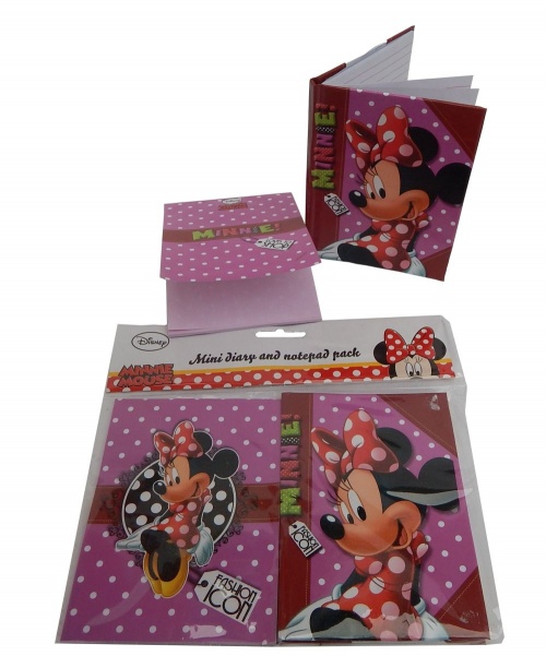 

2 Notesy Twarda Okładka Memo notes Minnie 5616