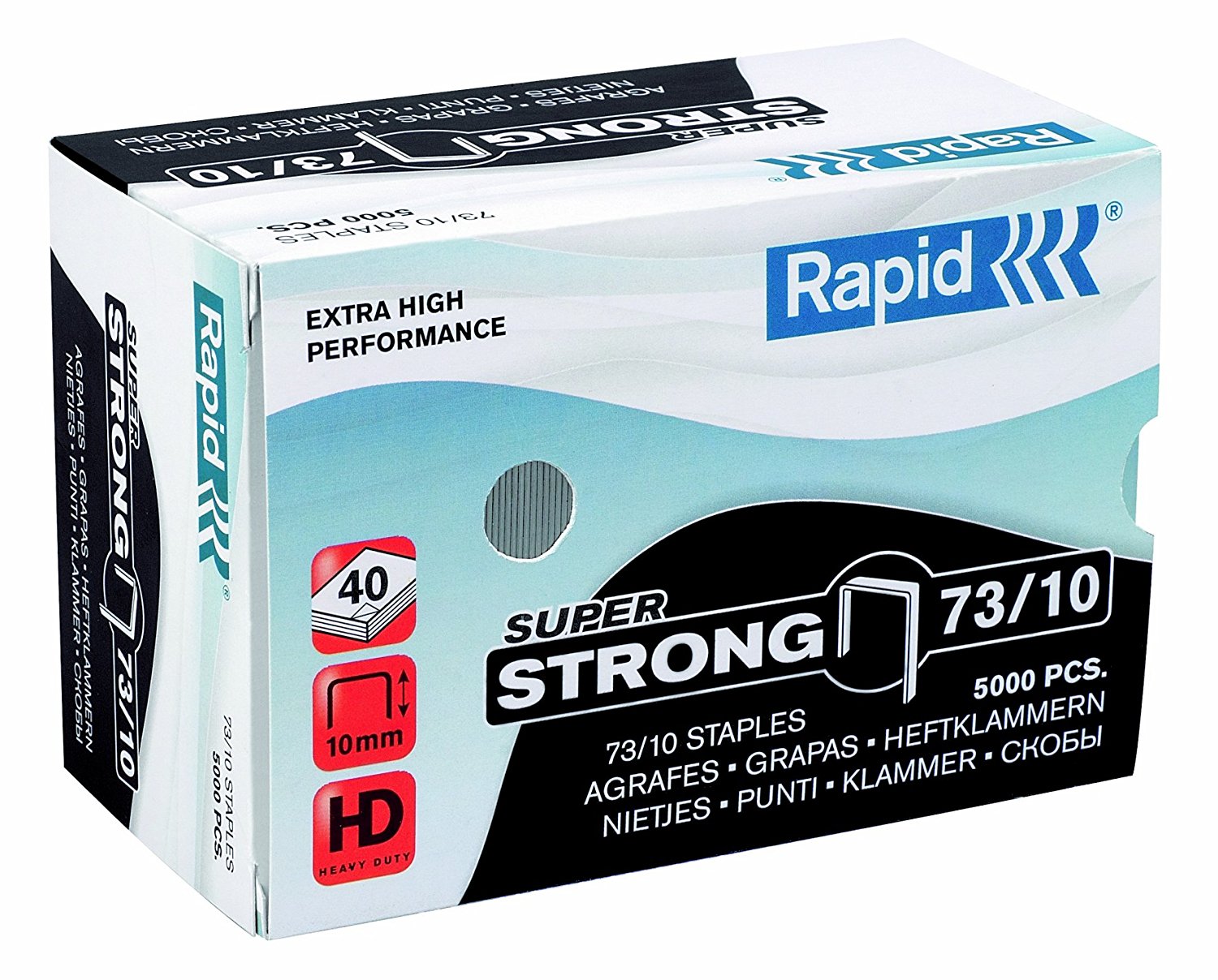 Фото - Скоби для степлерів Strong Zszywki  Rapid 73 10mm 5000 sztuk 