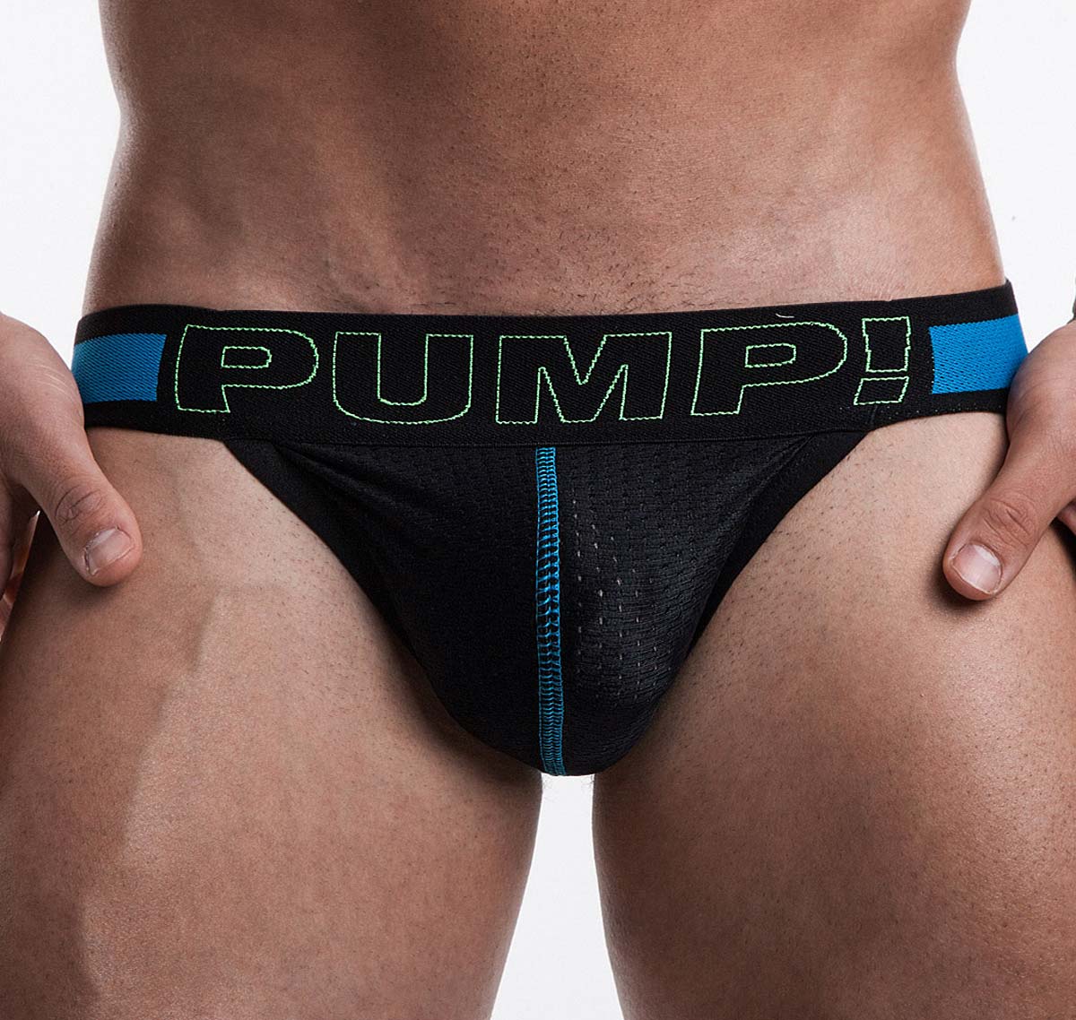 

Pump Jockstrap Majtki XL Czarny Siatka Mesh Sport