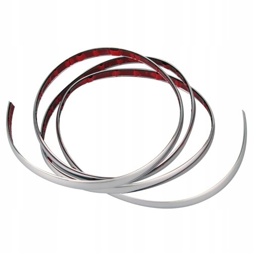 LISTWA OZDOBNA CHROM TAŚMA CHROMOWANA 4mm x 7,5m Producent inny