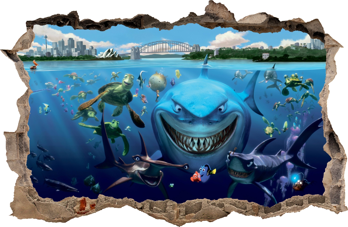 

Naklejki Na Ścianę Dziura Nemo Rekin 21 100x65 cm