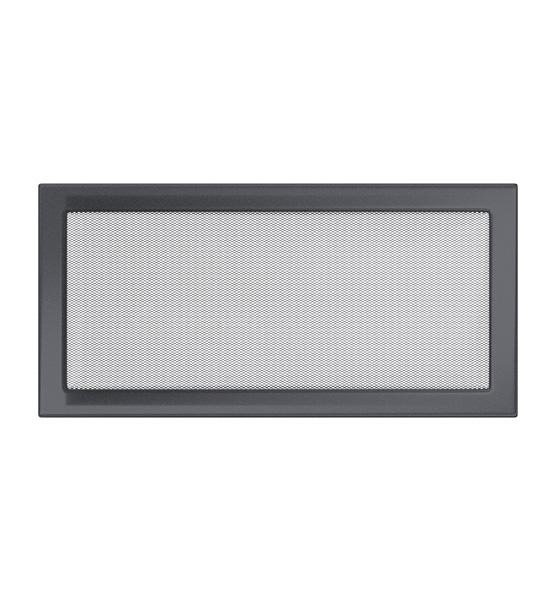 Větrací krbová mřížka 22x45 cm Grafit