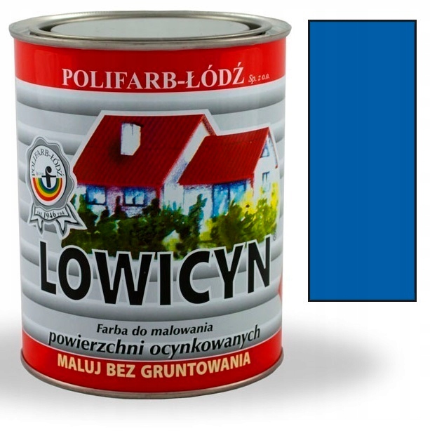 

Lowicyn farba Niebieski Sygnałowy RAL5005 Mat 0,8L