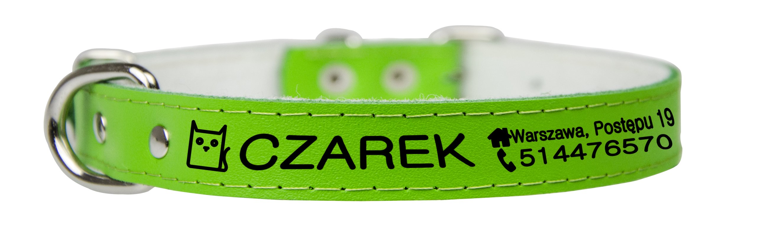

Skórzana Obroża Z Grawerem Dla Psa Kota 22-29cm