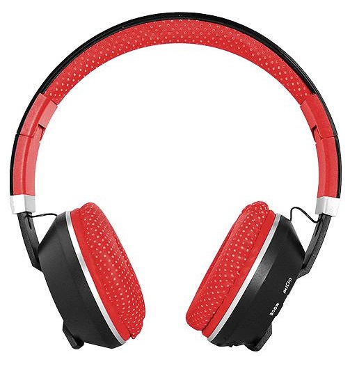 

Słuchawki Bluetooth Ltc Mizzo, Red Bt Fm Radio Sd