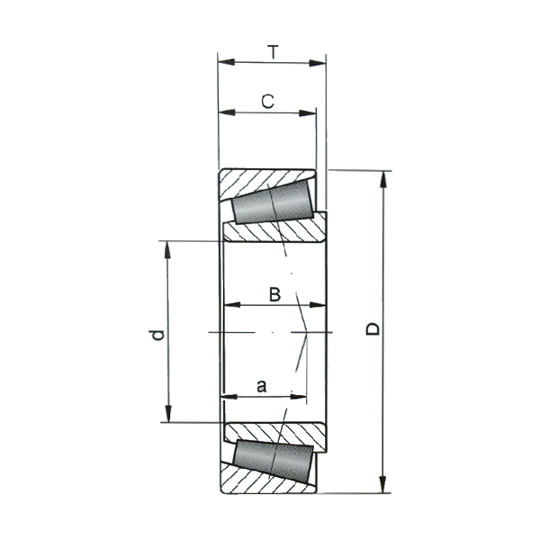 

Łożysko 529X/522 Fersa 50,8x101,6x34,925