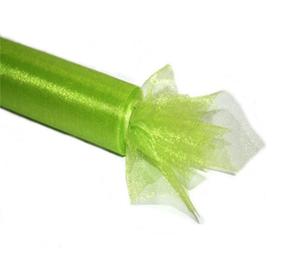 

Organza Organtyna Ślub 48 cm Zielone Jabłko