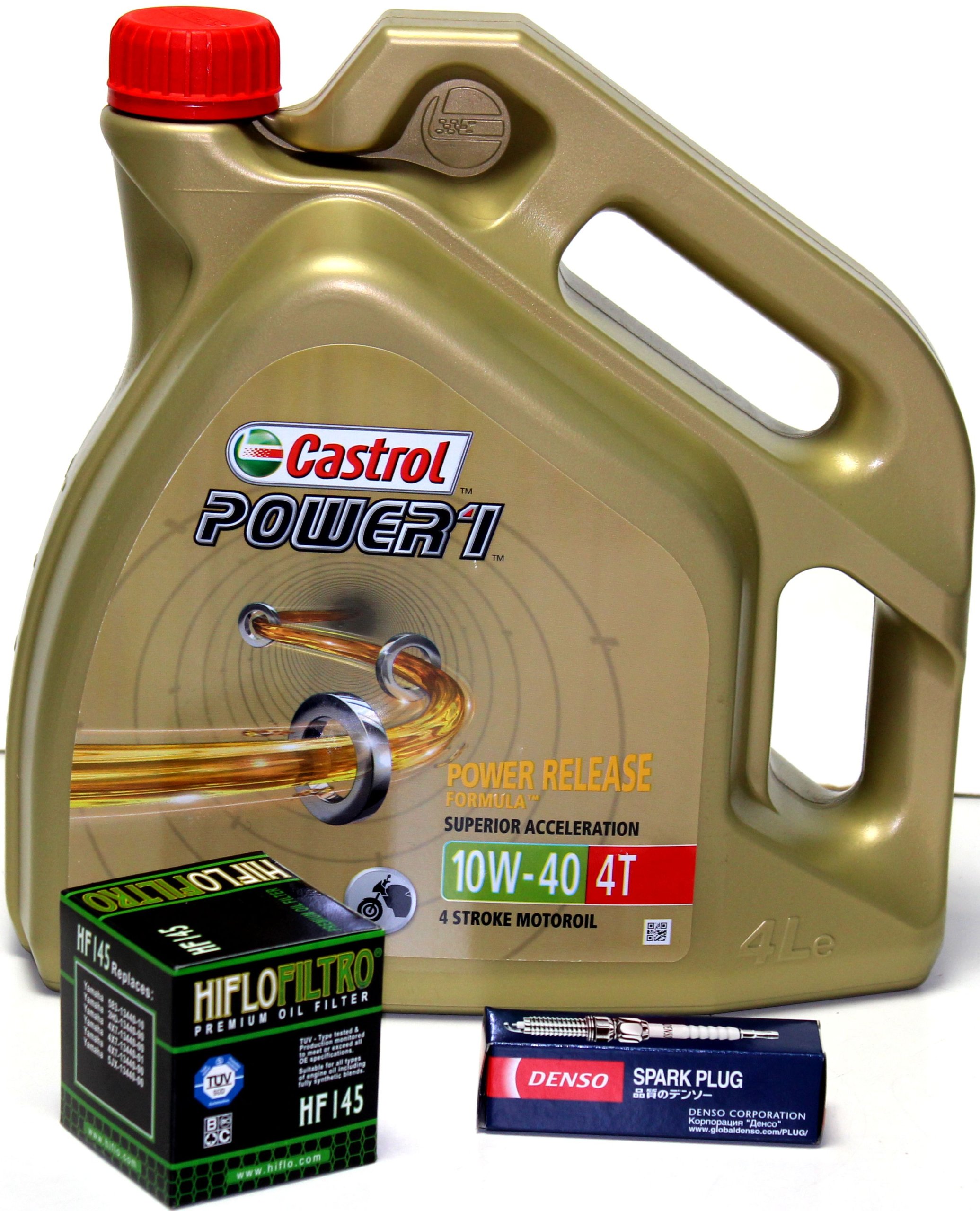Olej Castrol Filter Sviečka Yamaha XC 180 83-84