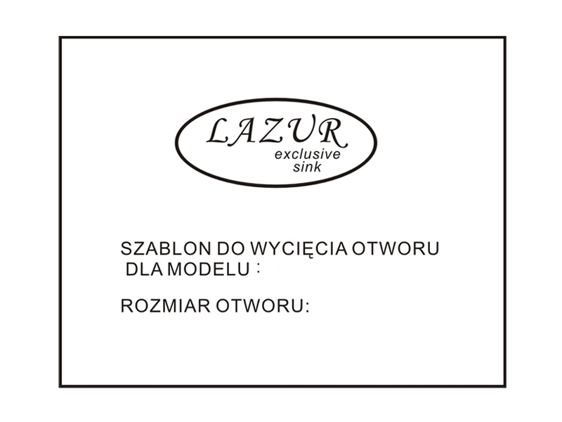 ZLEWOZMYWAK ZLEW STALOWY JEDNOKOMOROWY SATYNA. Marka inna