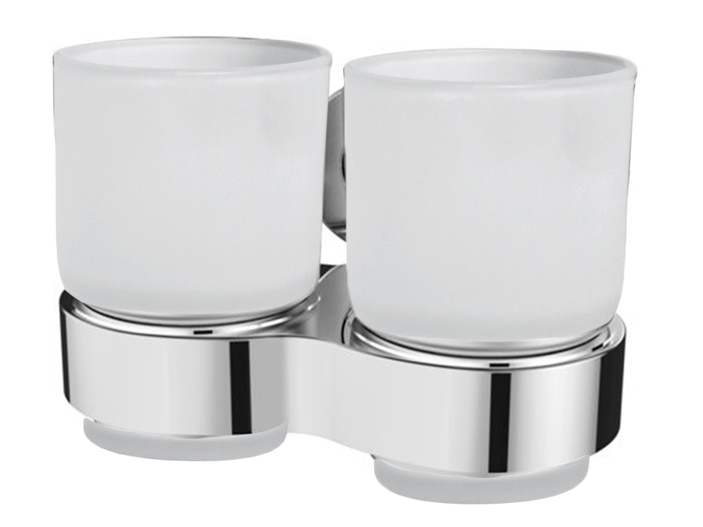 

Szklanka Podwójna Ventura Bisk 05307 Chrom Szkło