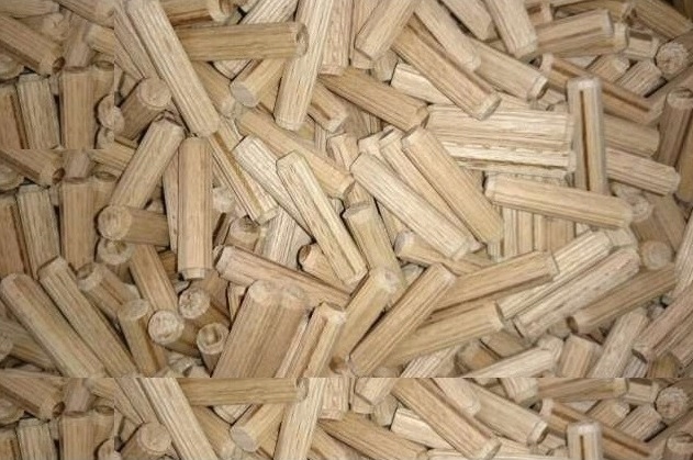 KOŁKI DREWNIANE 10mm KOŁEK DO DREWNA MEBLI MONTAŻOWE RYFLOWANE - 1000 szt Producent Arkadia