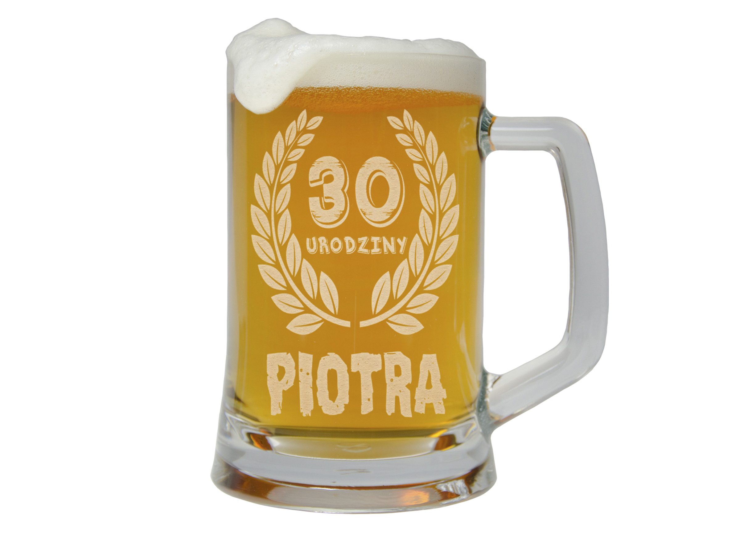 

Kufel Do Piwa Z Grawerem Na Urodziny 40 50 60 Lat