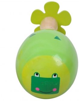 

drewniany Duży Marakas 20CM malowany 4604 żabka