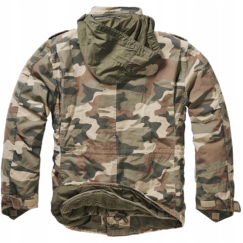 BRANDIT Kurtka 3w1 M65 GIANT S + Podpinka + Karta Wzór dominujący inny wzór