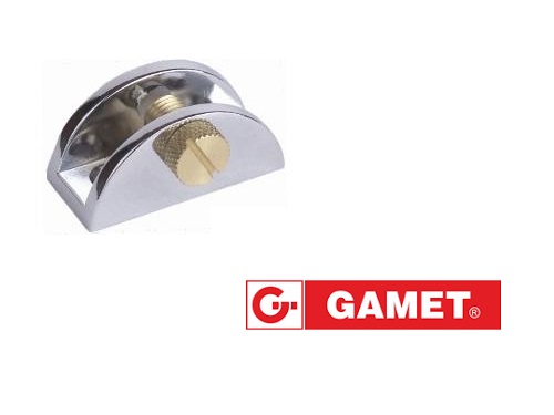 PODPÓRKA UCHWYT WSPORNIK DO PÓŁKI SZKLANEJ PÓŁEK SZKLANYCH ZE SZKŁA CHROM Wysokość 16 mm