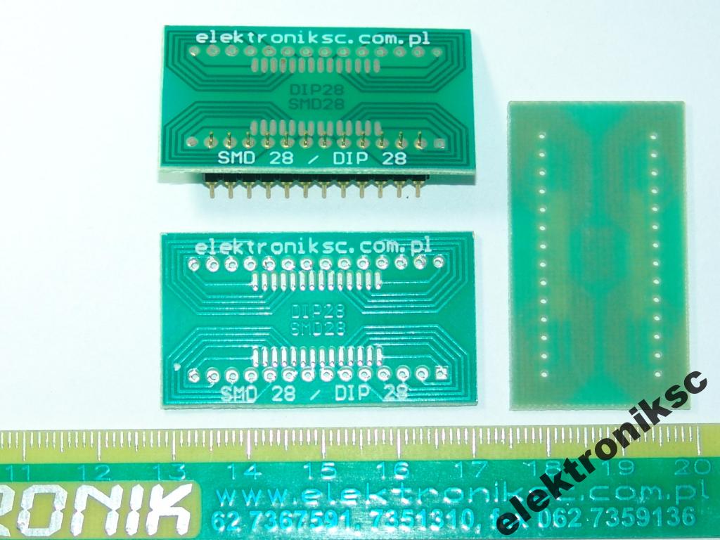 

Płytka adapter WS-28 DIP28=SMD kplx2szt