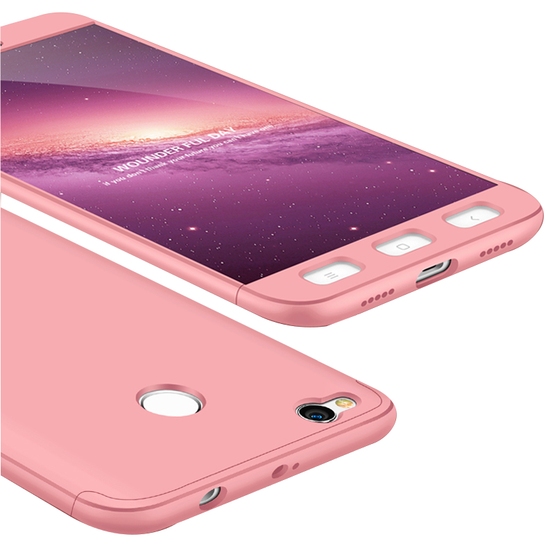 

Etui 360 Case 3w1 do Xiaomi Redmi 4X Różowe