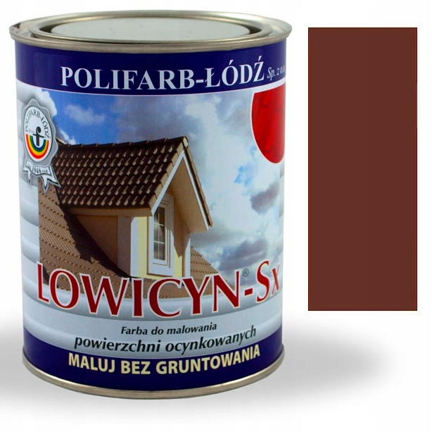 

Lowicyn Sx farba ocynk Brązowa RAL8016 Połysk 10L