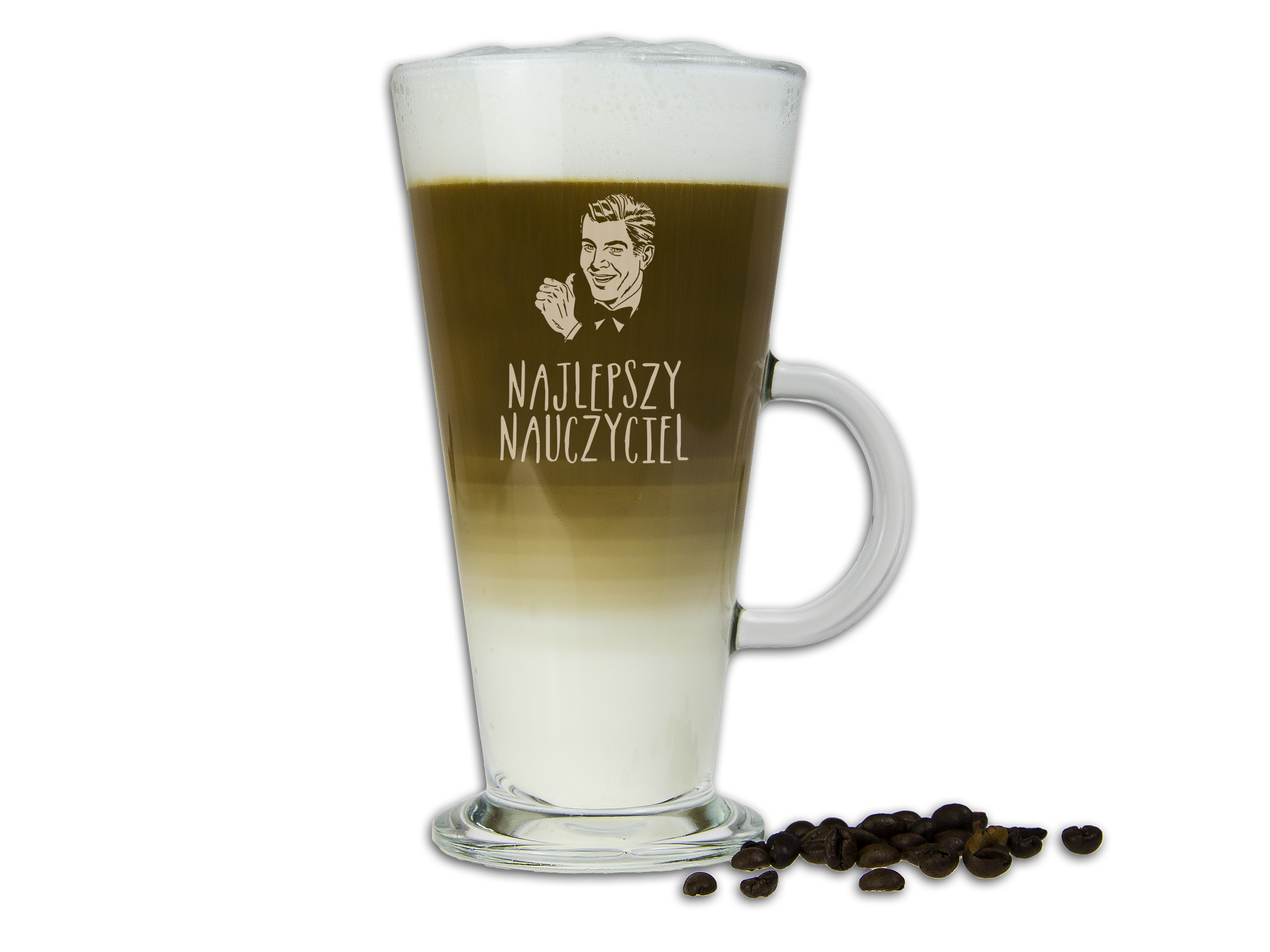 

Duża Szklanka Latte Dla Nauczyciela Prezent Grawer