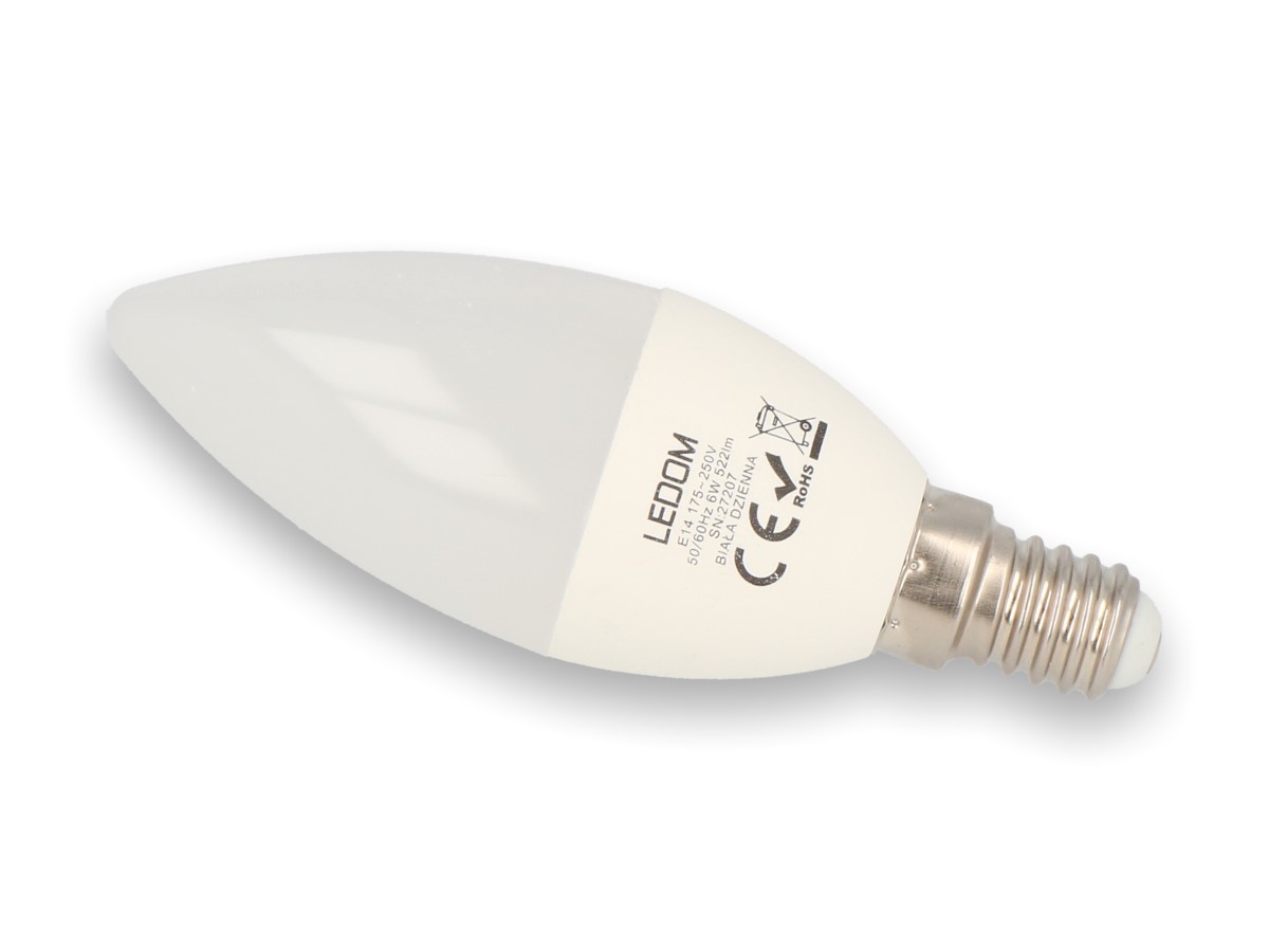 

Led E14 230V 6W 522Lm biała dzienna 247347 4000K