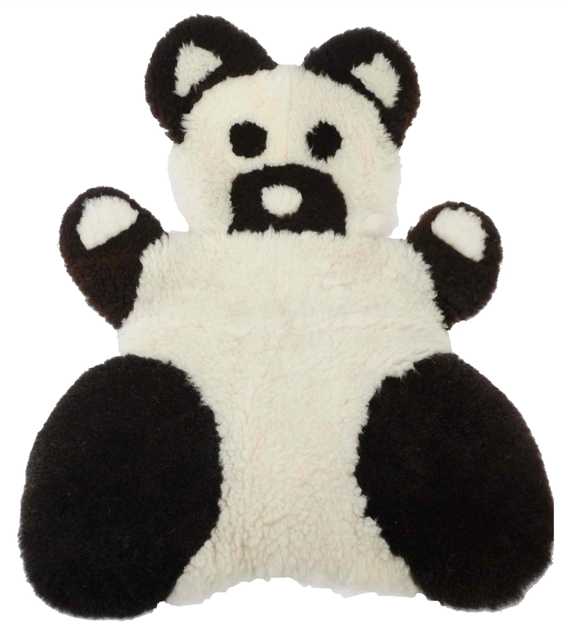 Přírodní koberec Kožuch Teplý Ovčí Dětský Panda Přírodní Kůže Nový