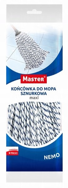 

Mop sznurkowy, bawełniana końcówka Nemo Maxi 250g