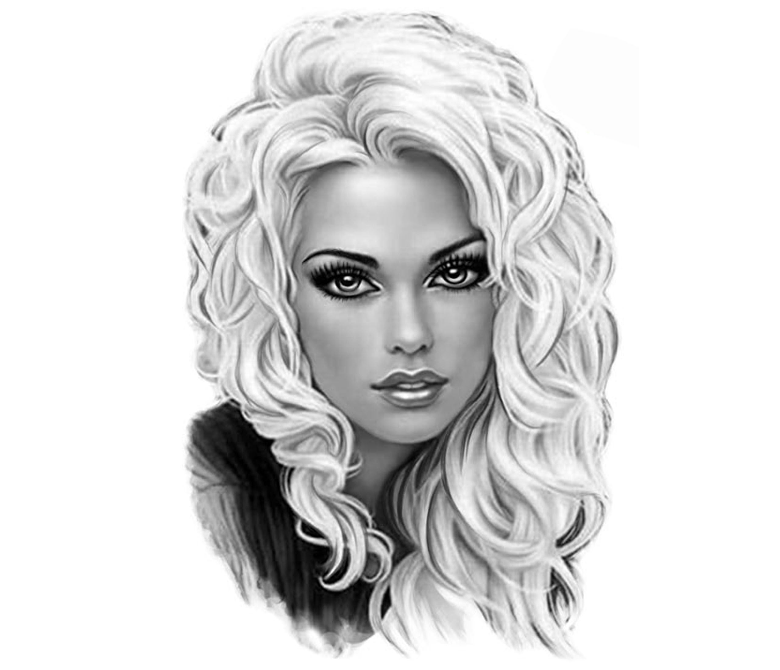 

Naklejka Kelly Sexy Girl Blond Dziewczyna Mała Uv