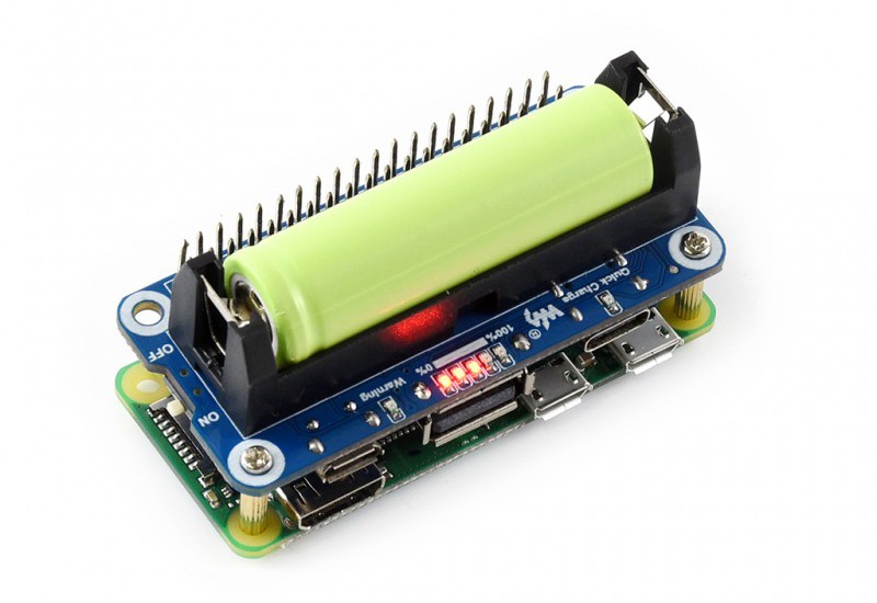 Li Ion Battery Hat For Raspberry Pi 5v Output Sklep Komputerowy Allegro Pl