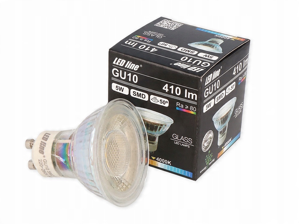 

Żarówka Led GU10 5W 50' biała dzienna 4000K