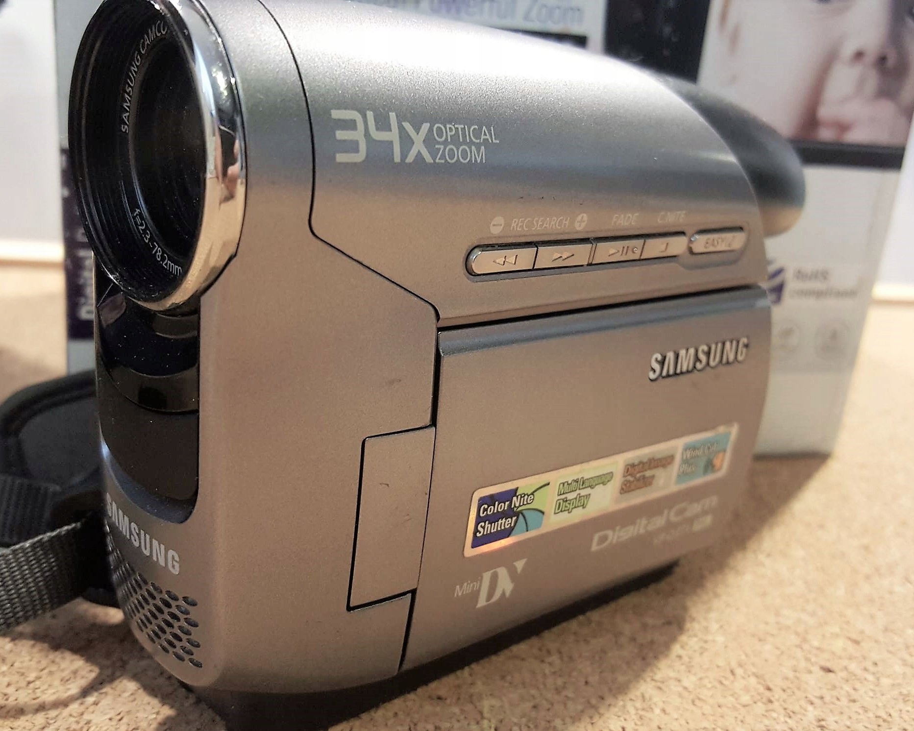 Kamera Samsung vpd371 mini DV 7618449463 oficjalne archiwum allegro