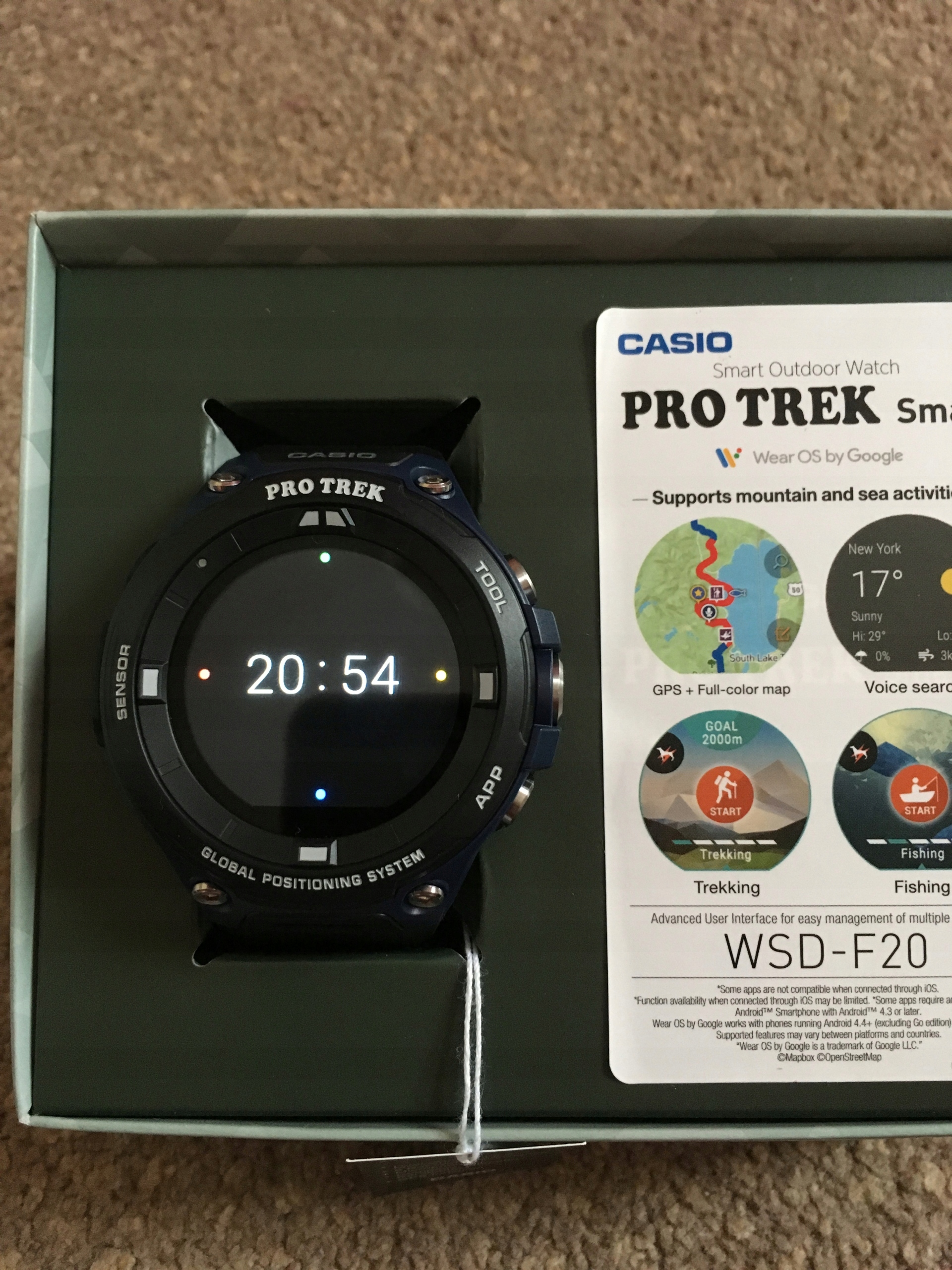 protrek casio f20