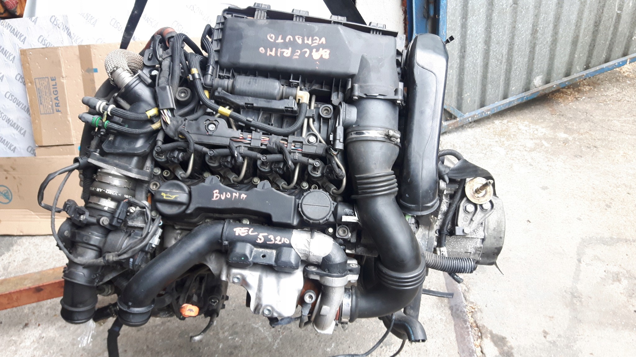 CITROEN XSARA PICASSO SILNIK KOMPLETNY 1.6 HDI 7428871998 oficjalne archiwum allegro
