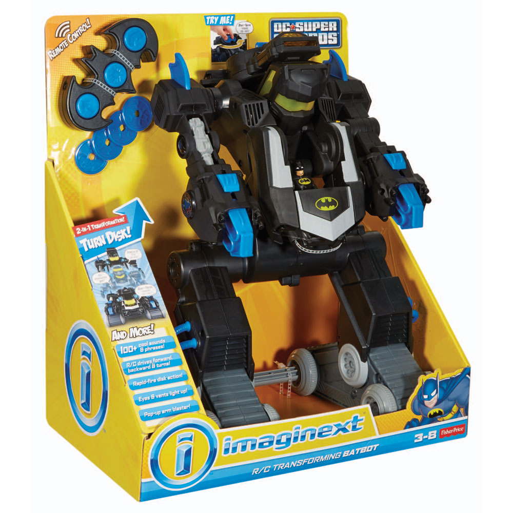 Z2308 Imaginext Dc Batman Zabawka Pojazd Robot