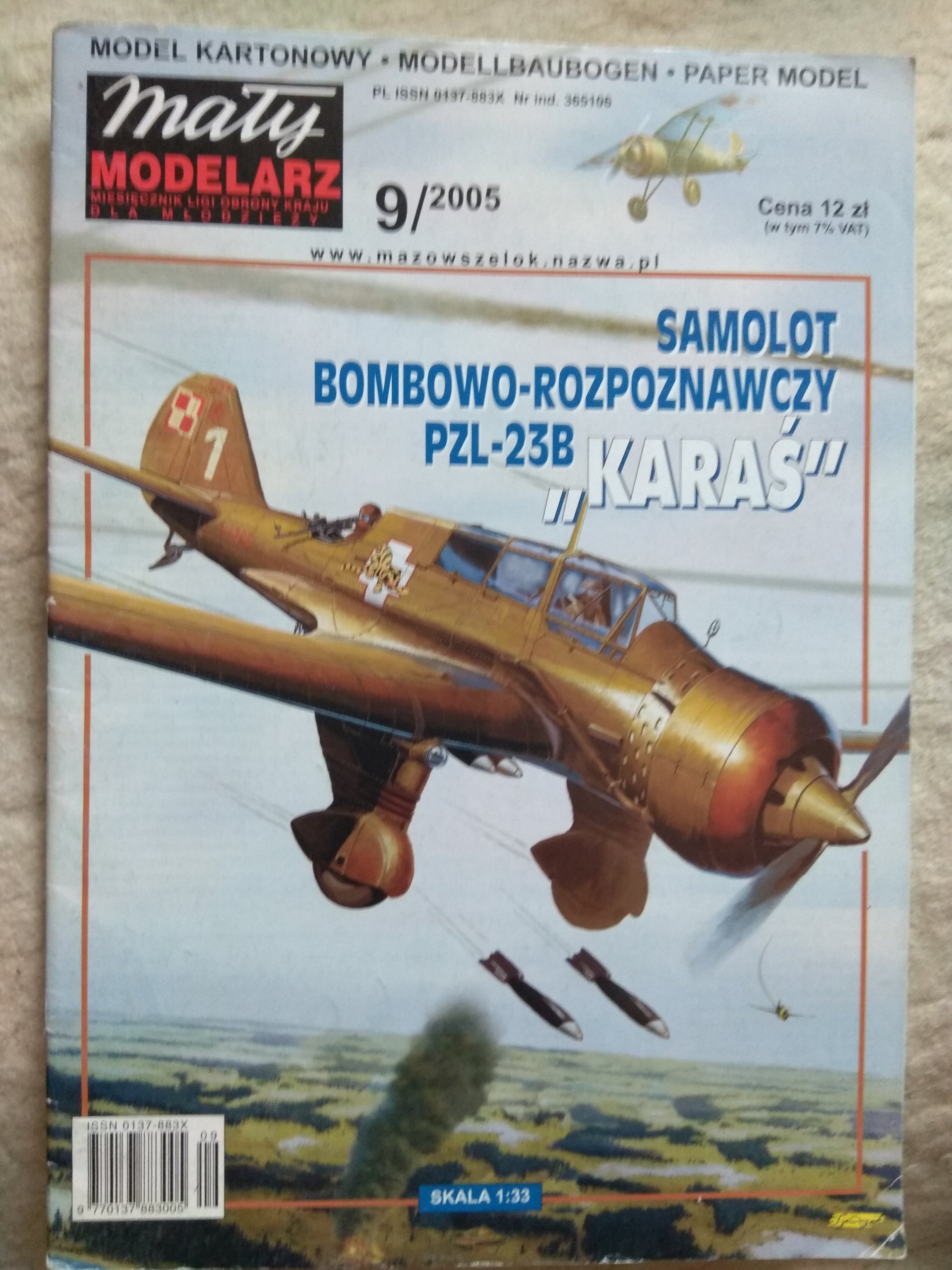 Mały Modelarz- Samolot PZL-23B "Karaś" - 7249599881 - Oficjalne ...