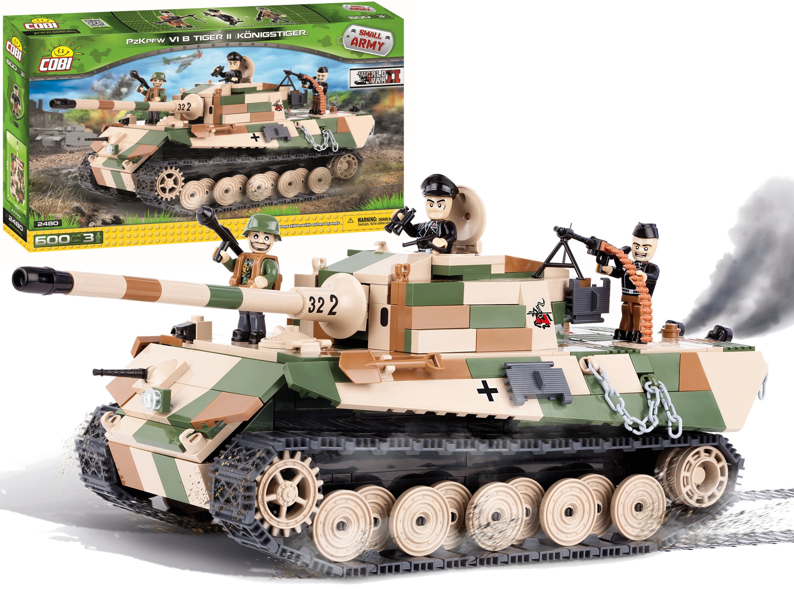 Small Army Czołg Tygrys Ii Klocki Cobi Tiger 600el 7210735770 Small Army Czołg Tygrys Ii Klocki Cobi Tiger 600el 7210735770