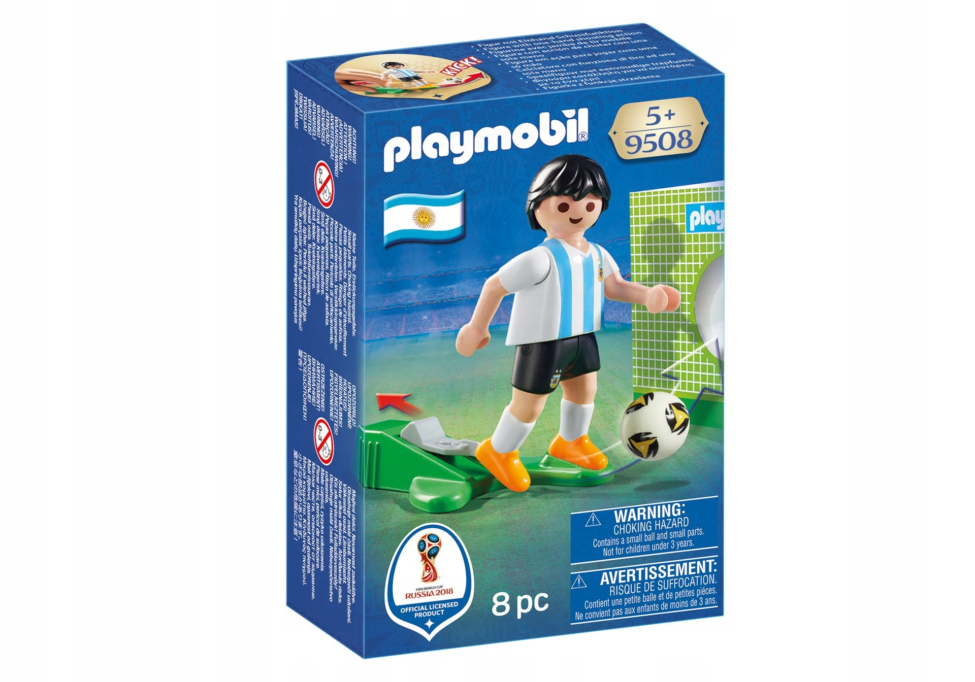 Playmobil Piłkarz Reprezentacji Argentyny 9508 7249097062 Playmobil Piłkarz Reprezentacji Argentyny 9508 7249097062