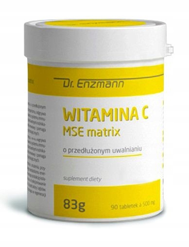 Witamina C Mse Matrix 90 Tabl 500 Mg Dr Enzmann 7169764469