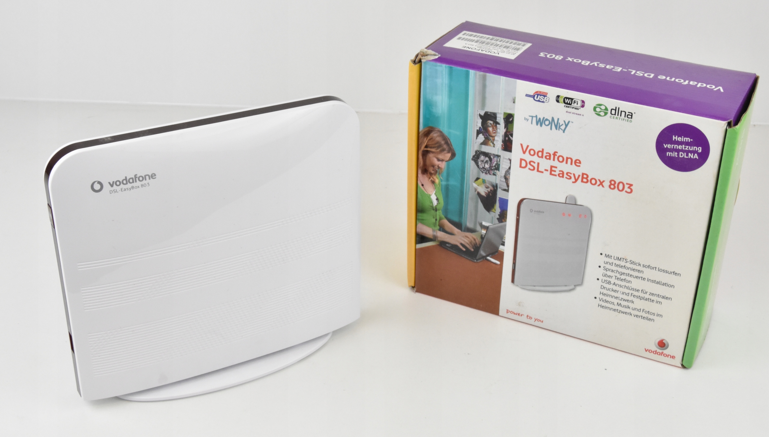 Router Vodafone DSLEasyBox 803 A 7594259793 oficjalne archiwum allegro