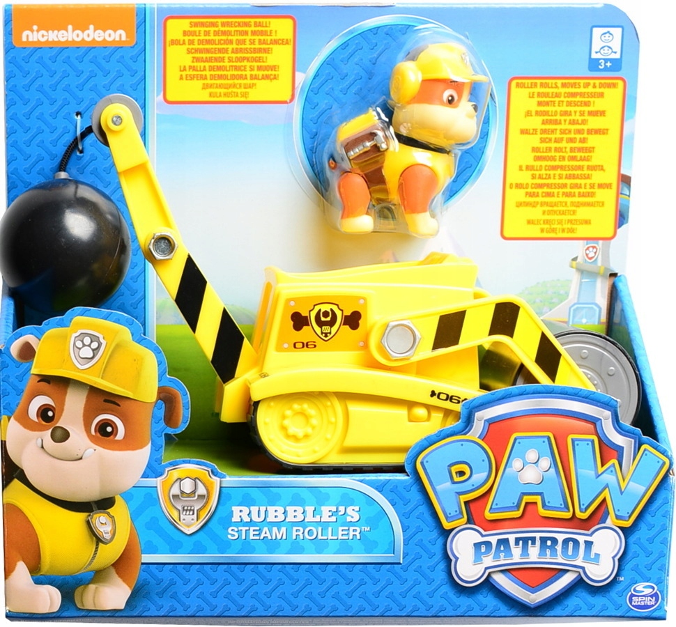 Rubble Figurka Pojazd Walec Psi Patrol Spin Master 7205519776 Rubble Figurka Pojazd Walec Psi Patrol Spin Master 7205519776