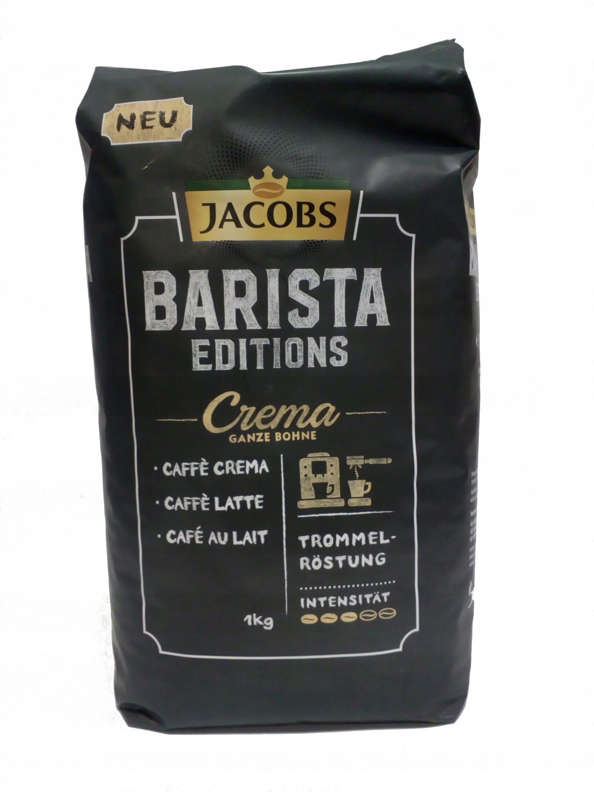 Jacobs Barista Editions Crema - Ziarno 1kg - 7525464244 - oficjalne ...