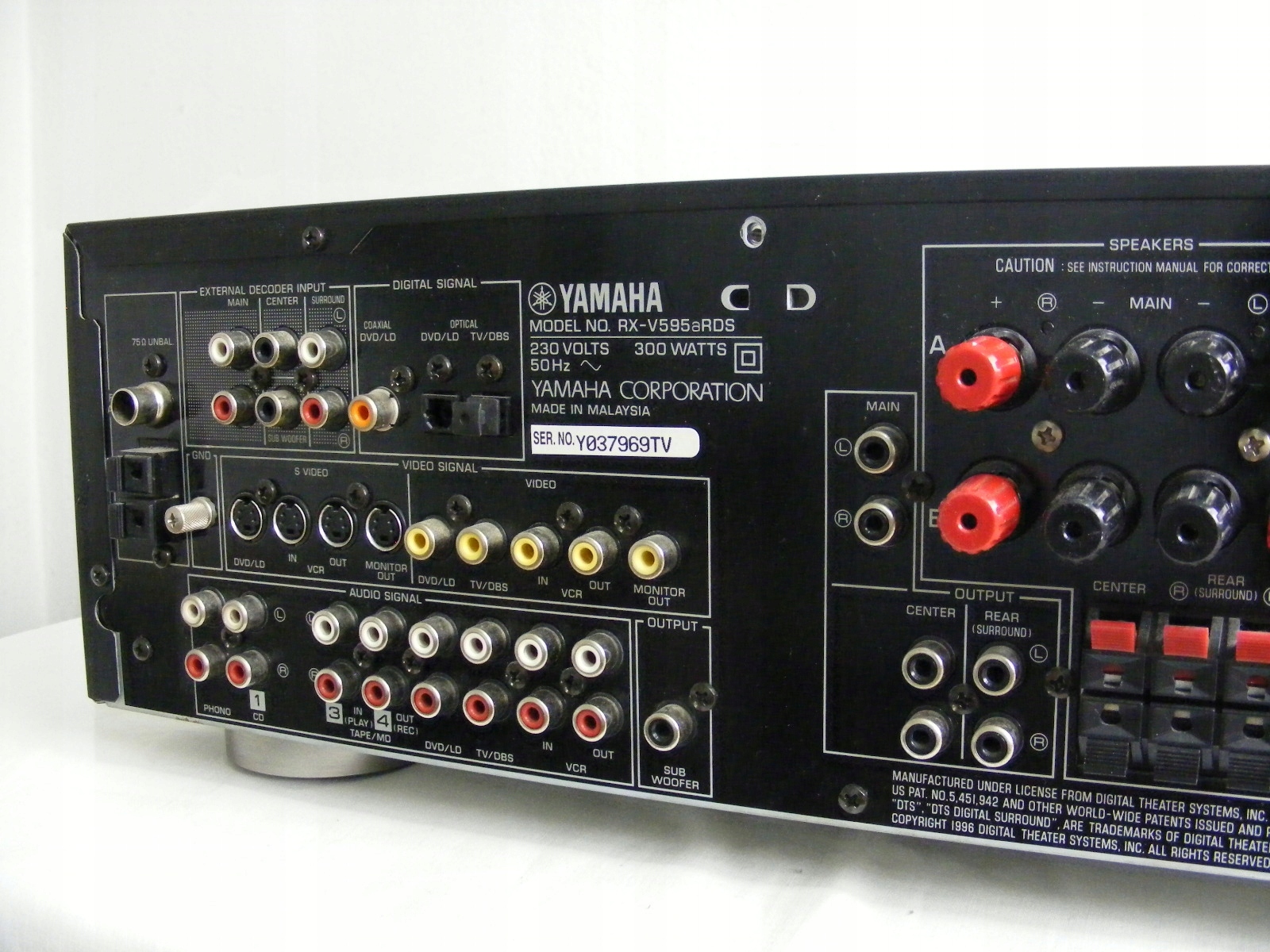 Amplituner YAMAHA RXV595a 7567706879 oficjalne archiwum allegro