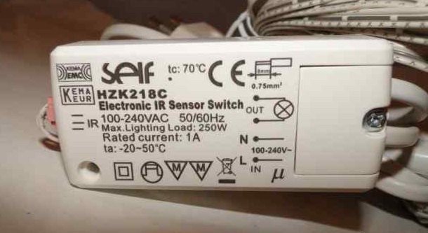 PRZETWORNIK Z CZUJNIKIEM RUCHU HZK218C-2 - 7417965446 - oficjalne ...