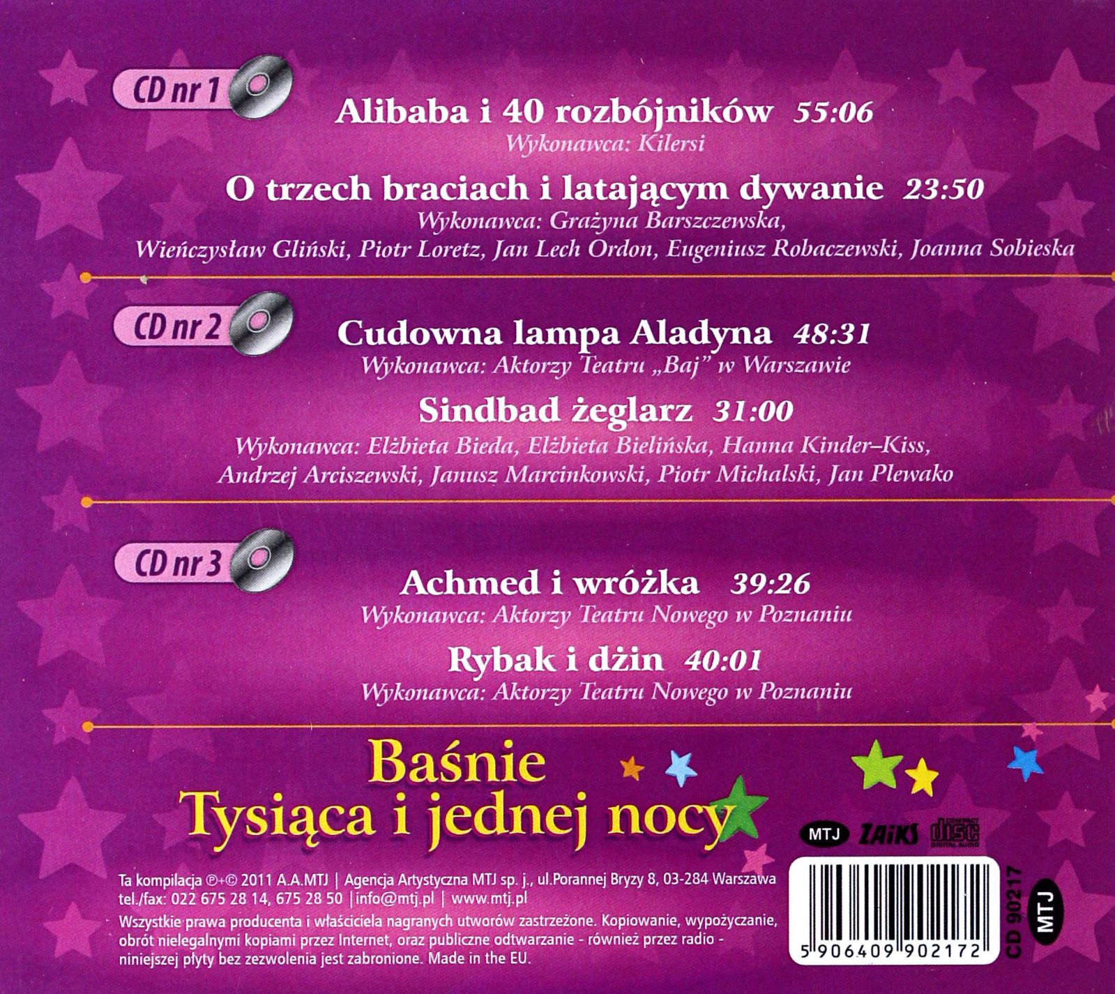 Narratorka I Bohaterka Baśni Z Tysiąca I Jednej Nocy audiobook BAŚNIE TYSIĄCA I JEDNEJ NOCY BOX [3CD] - 6703446915