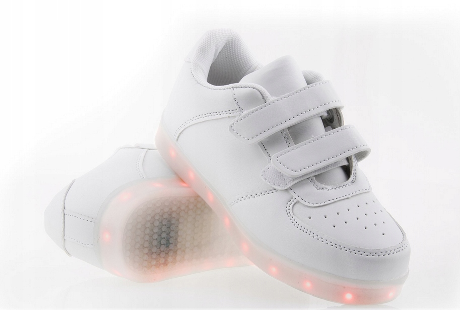 ŚWIECĄCE BUTY LED NA RZEPY DLA DZIECI LEDOWE r.35 - 7597351575