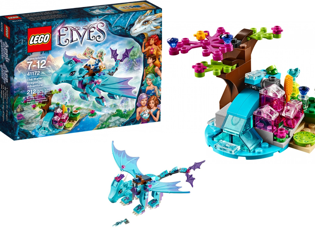 Klocki Lego Elves 41172 Przygoda Smoka Wody Smok 6863398592