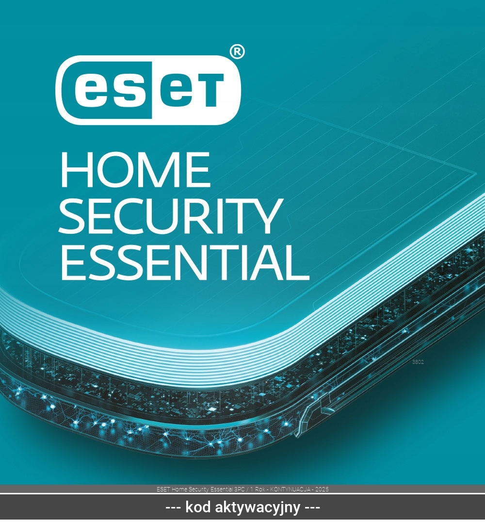 Eset Home Security Essential 3PC 1 Rok Kontynuacja 2025