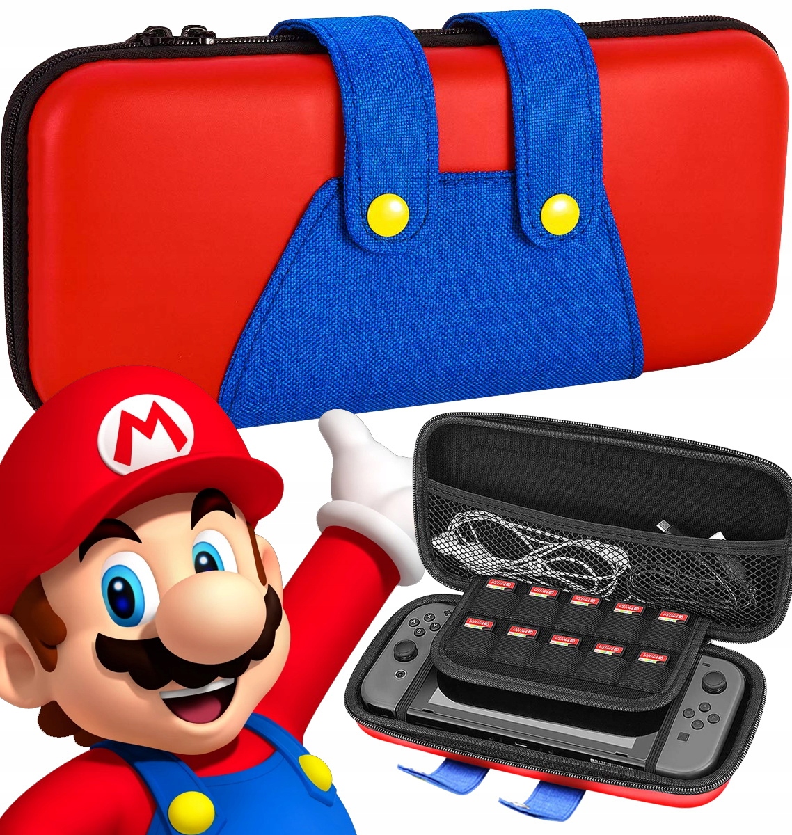 Etui Pokrowiec Futerał Case Do Nintendo Switch Oled Mario Bros