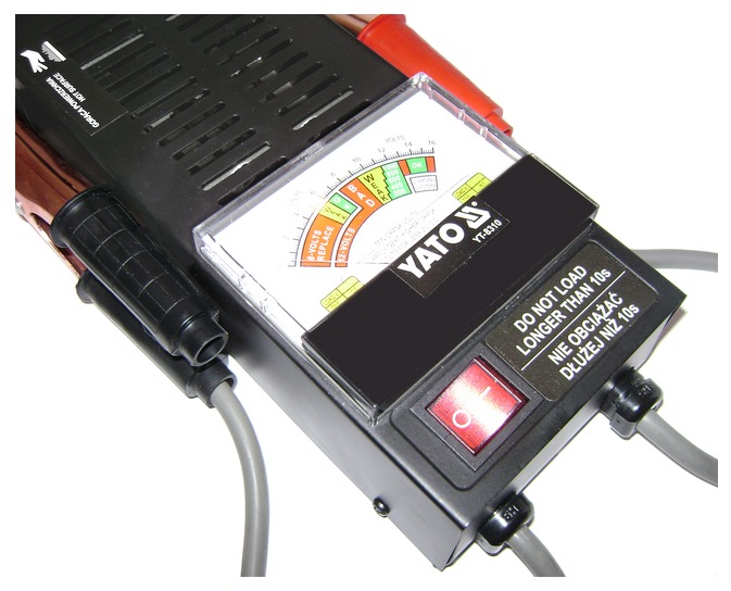 Tester do Akumulatorów Miernik Oporowy 6V 12V YATO Kod producenta YT-8310