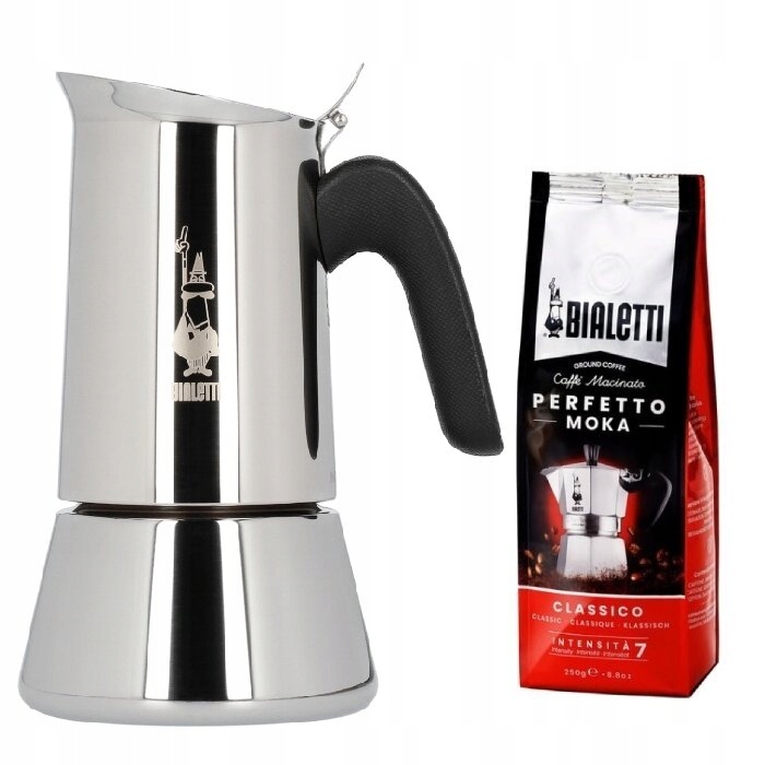 Zestaw Kawiarka Bialetti New Venus 6TZ kawa Bialetti Classico 250g