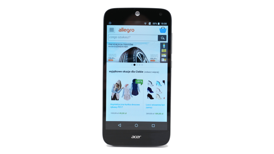 Test Acer Liquid Z630 – solidny smartfon średniej klasy